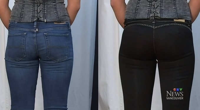 high waisted jeans that make your bum look good